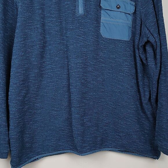 Carbon2Colbalt Quarter Zip Men's Long Sleeve Cotton Pullover Sweater Size XL - Picture 6 of 12